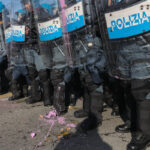 Basketball: pro-Palestine protest before Virtus-Maccabi, unrest in downtown Bologna