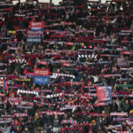 Football: clashes outside the stadium in Udine between Bologna ultras and police