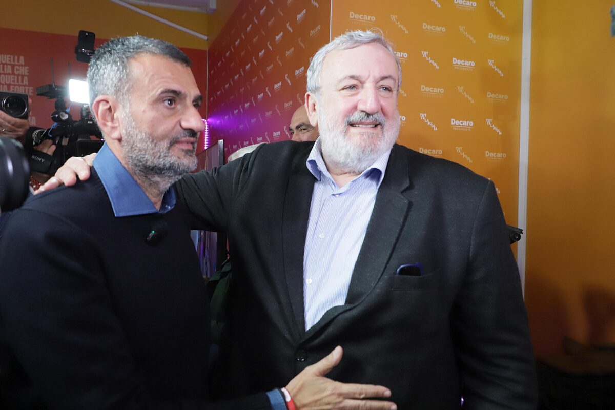 Puglia: final results, Decaro wins with 63.97% Puglia: final results, Decaro wins with 63.97%