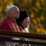 Turkey, Pope Leo XIV at the Blue Mosque in Istanbul