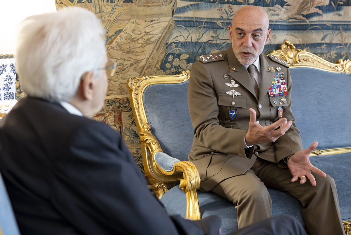 Army Chief of Staff Masiello: ‘The safety of Italians is our priority’