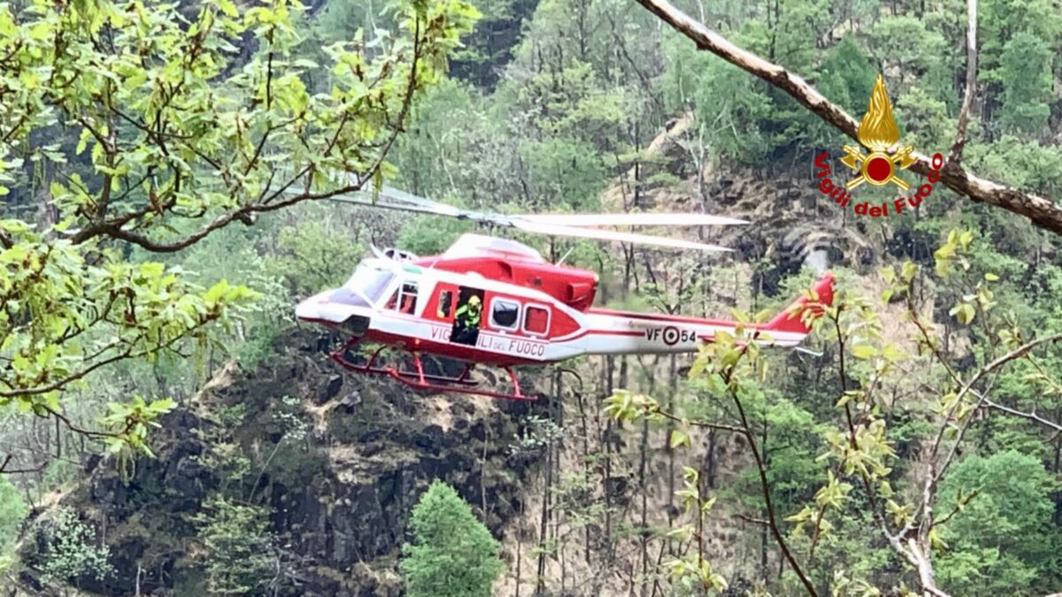 Valtellina: helicopter crash, all occupants unharmed