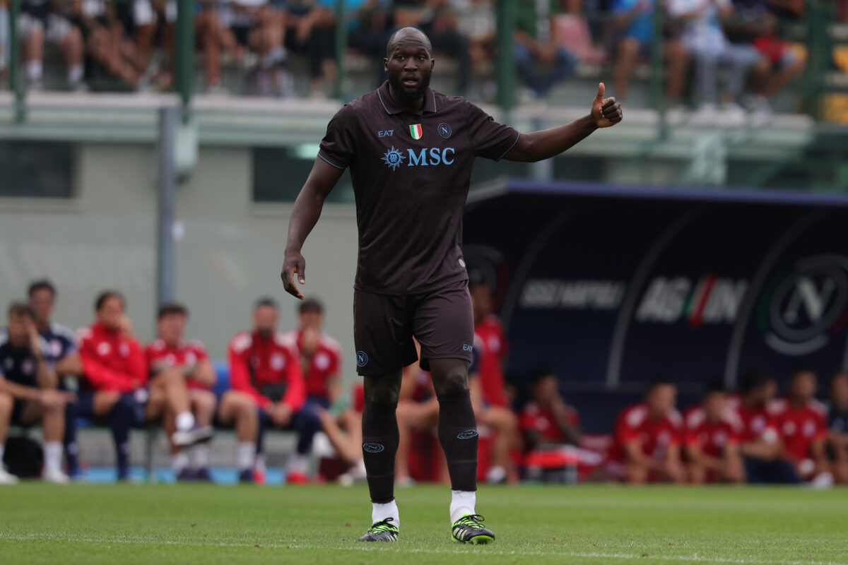 Football, Napoli: Lukaku returns to the group. First training session since August Football, Napoli: Lukaku returns to the group. First training session since August