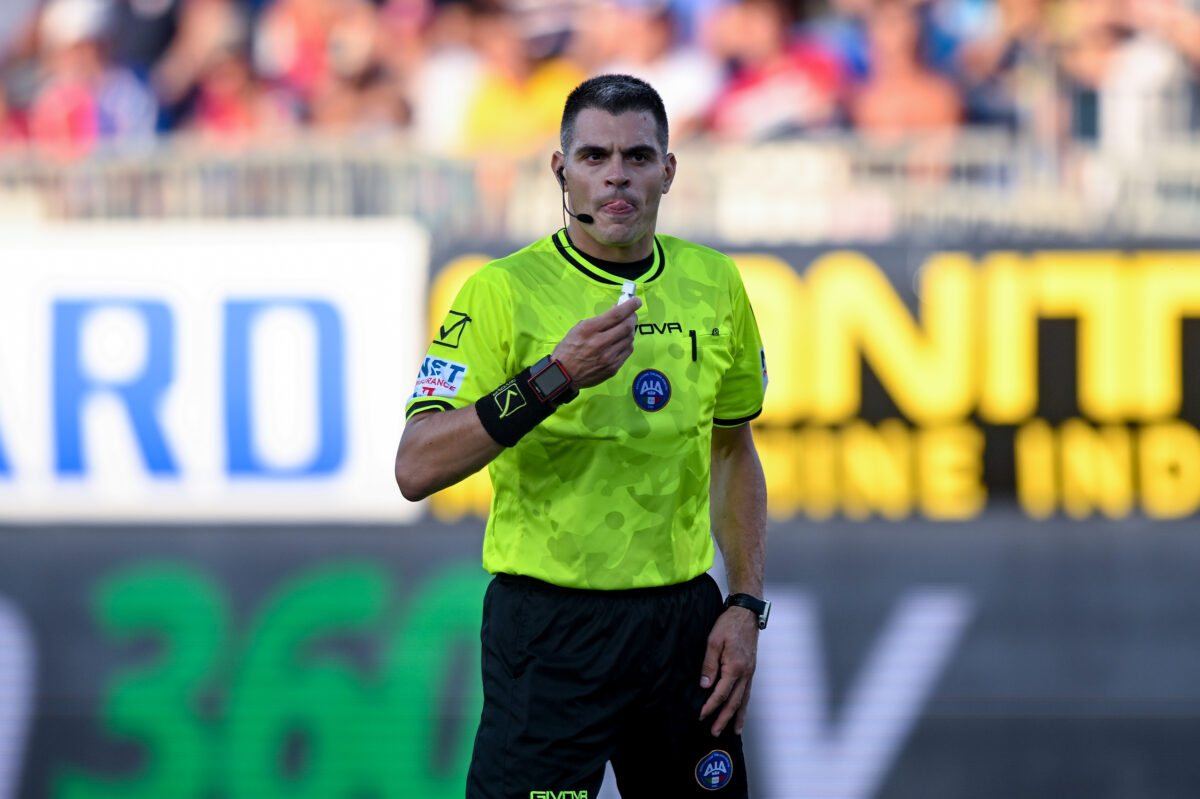 Football: Serie A referees, Milan-Sassuolo to Crezzini, Sozza to referee Udinese-Napoli Football: Serie A referees, Milan-Sassuolo to Crezzini, Sozza to referee Udinese-Napoli