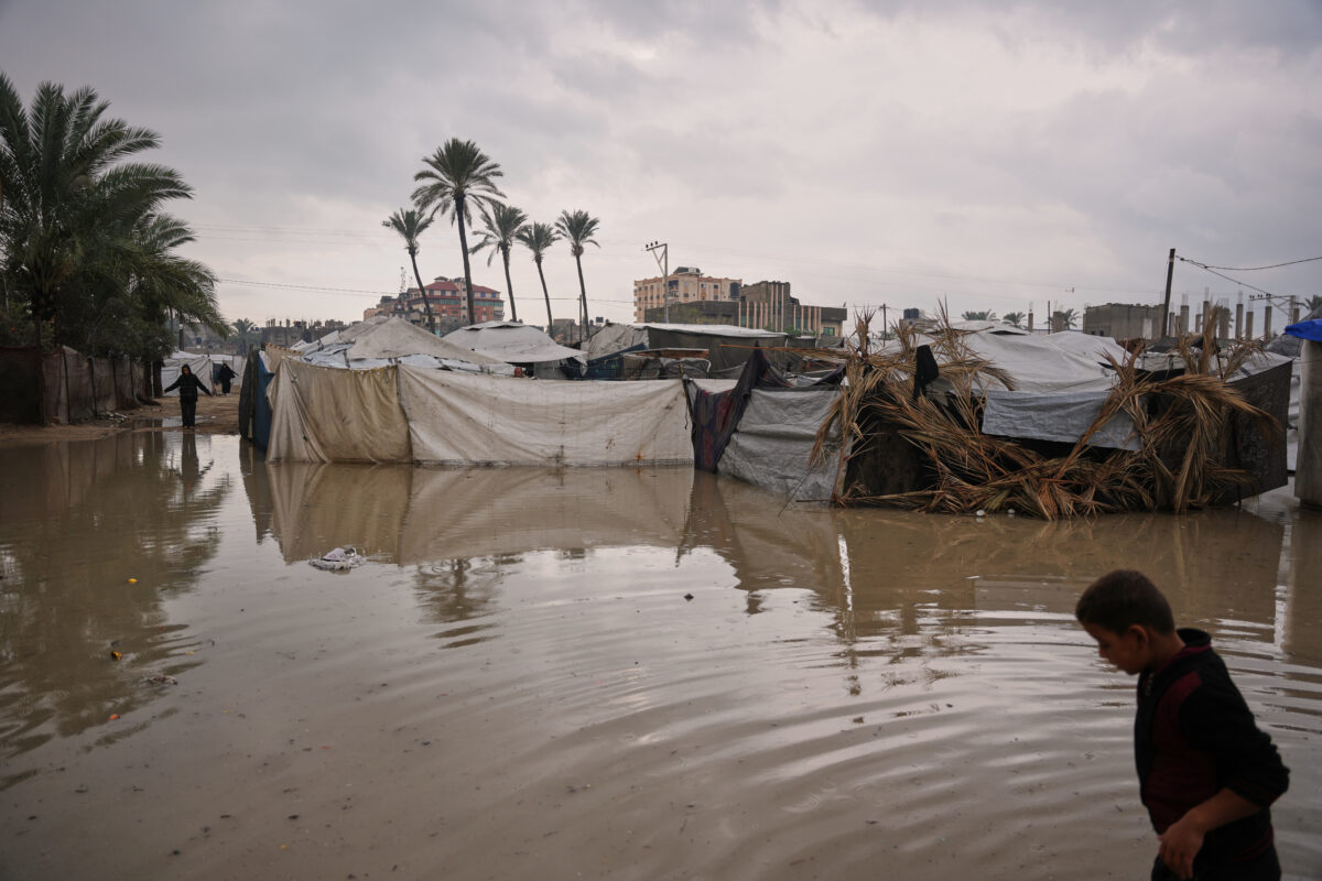 Gaza, at least 13 victims due to Storm Byron