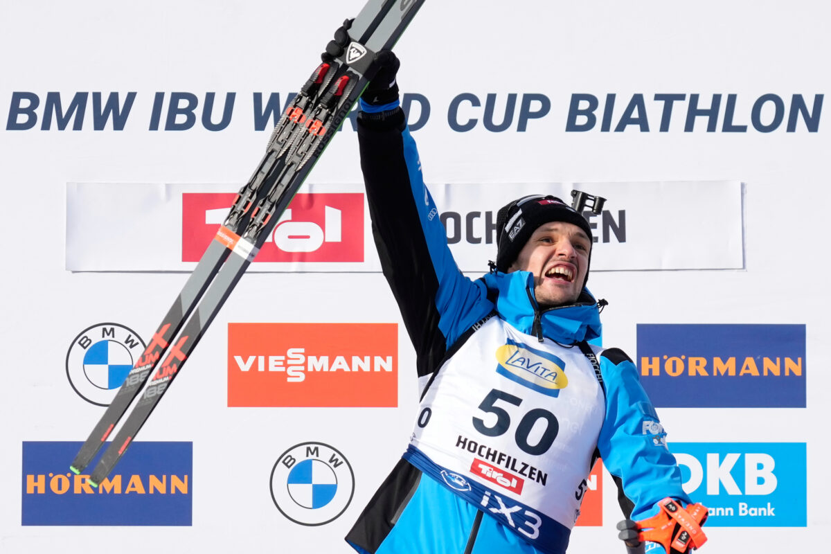 Biathlon, World Cup: Giacomel wins Hochfilzen sprint Biathlon, World Cup: Giacomel wins Hochfilzen sprint