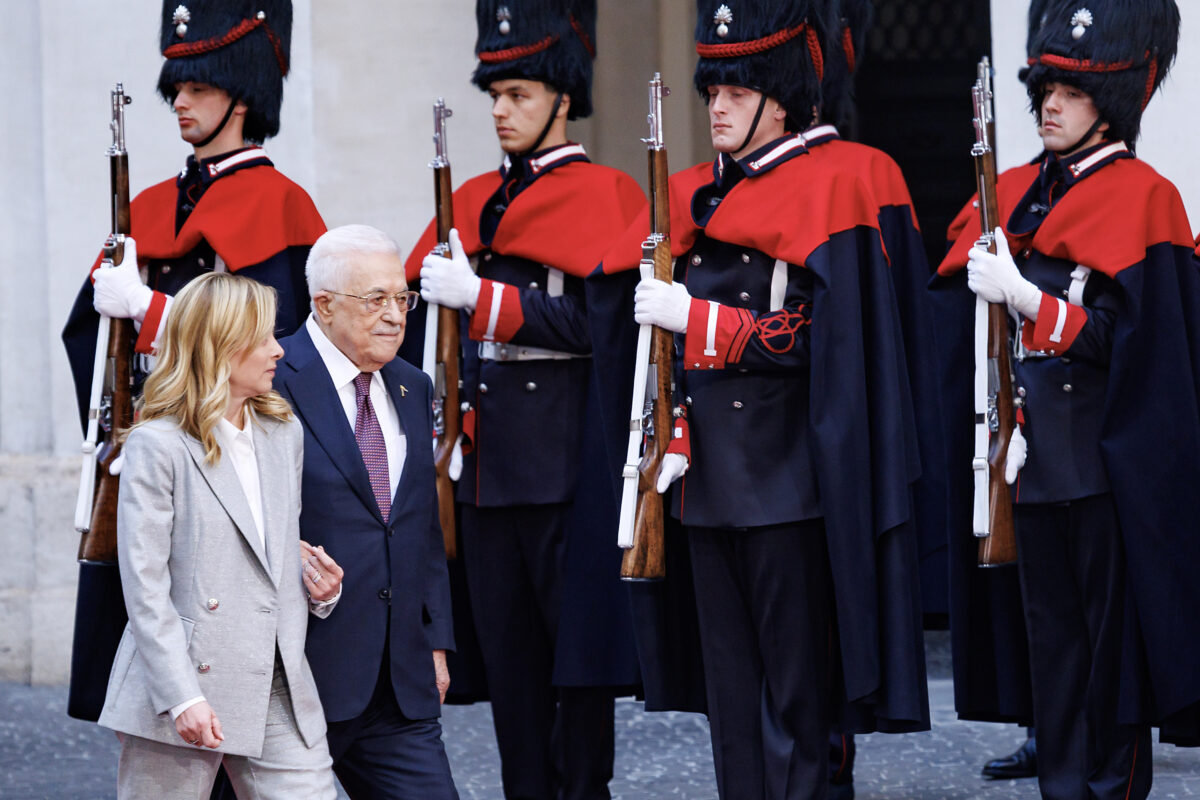 Abu Mazen at Atreju: “Italy should continue on the path towards recognizing Palestine”
