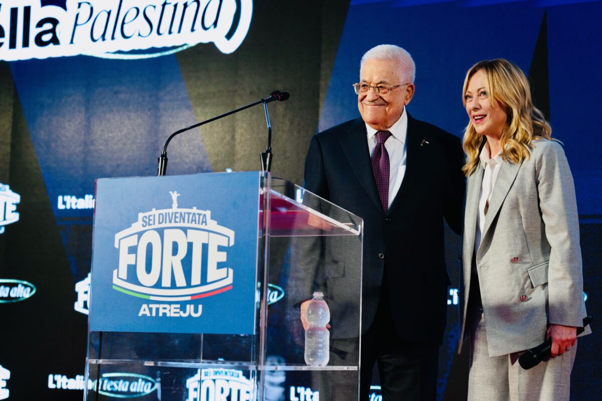 Middle East, Arianna Meloni: ‘Abu Mazen is the only possible interlocutor’ Middle East, Arianna Meloni: ‘Abu Mazen is the only possible interlocutor’