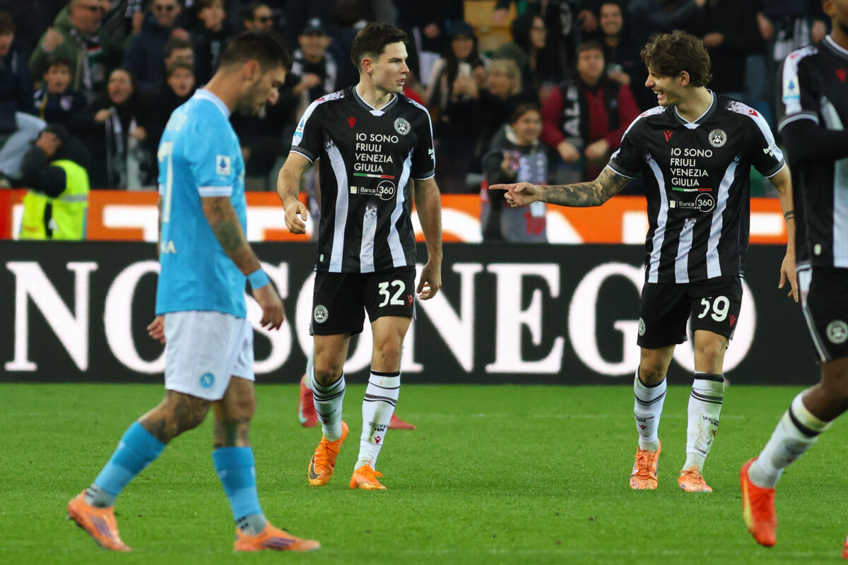 Serie A, Udinese–Napoli 1–0: Ekkelenkamp decides