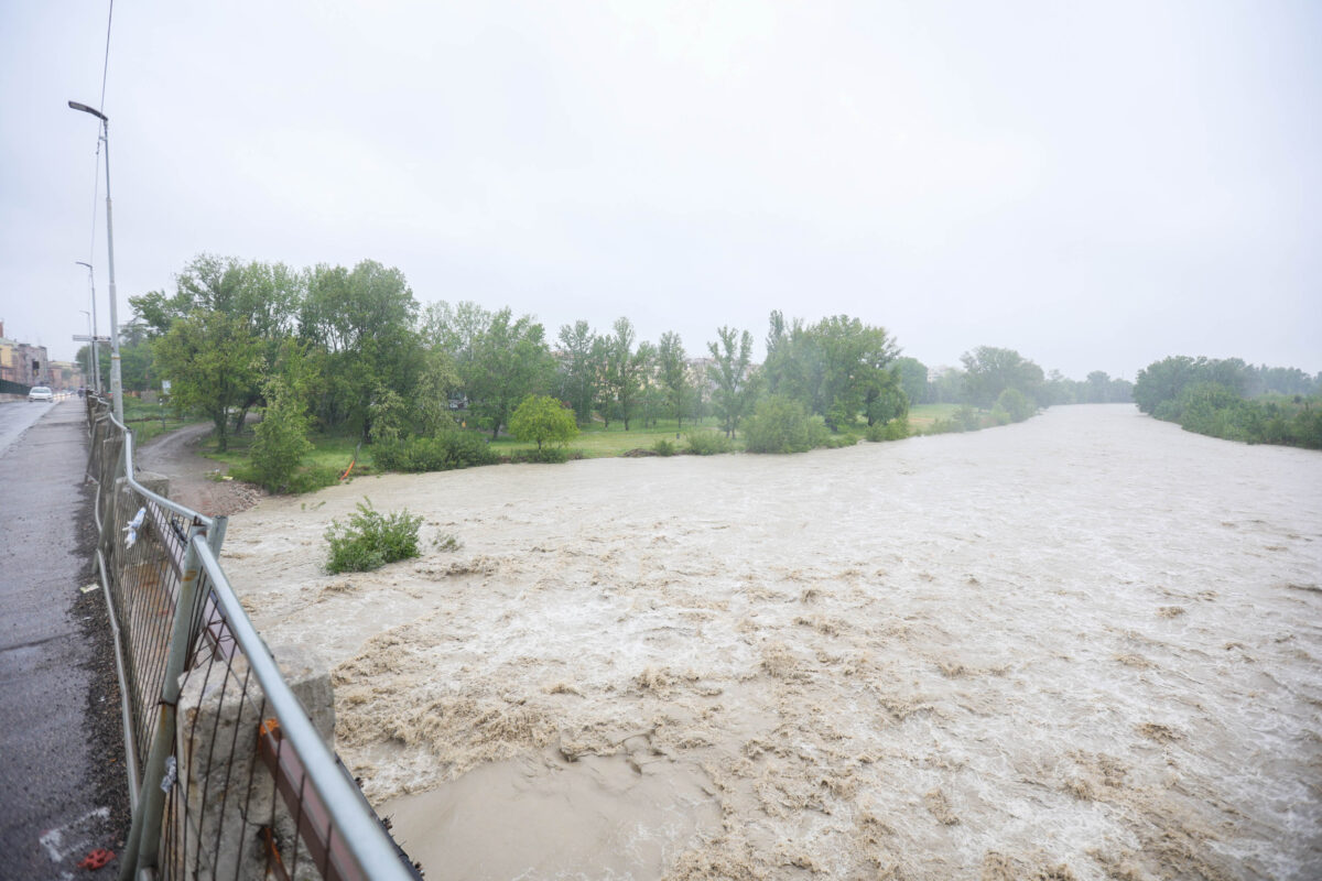 Bad weather: rivers in Emilia Romagna above threshold 2, Mose system not active in Venice