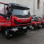Rome, fire in front of Roma Tre University in San Paolo