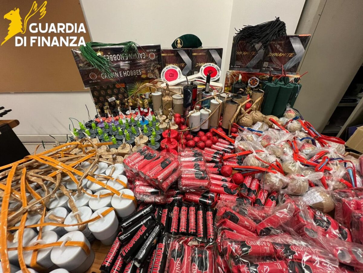 Brescia: approximately 3 tonnes of illegal fireworks seized, 14 people reported to the authorities