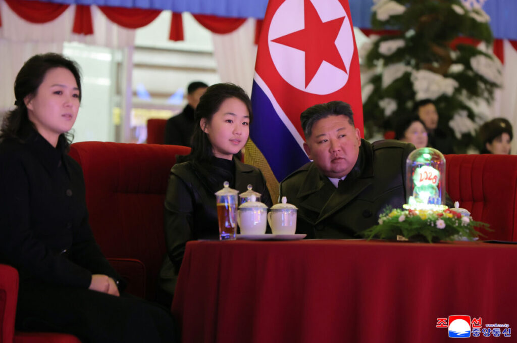 North Korea, Kim’s daughter with parents at family mausoleum in Pyongyang