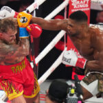 Jake Paul excluded from the light heavyweight rankings after his knockout defeat to Joshua