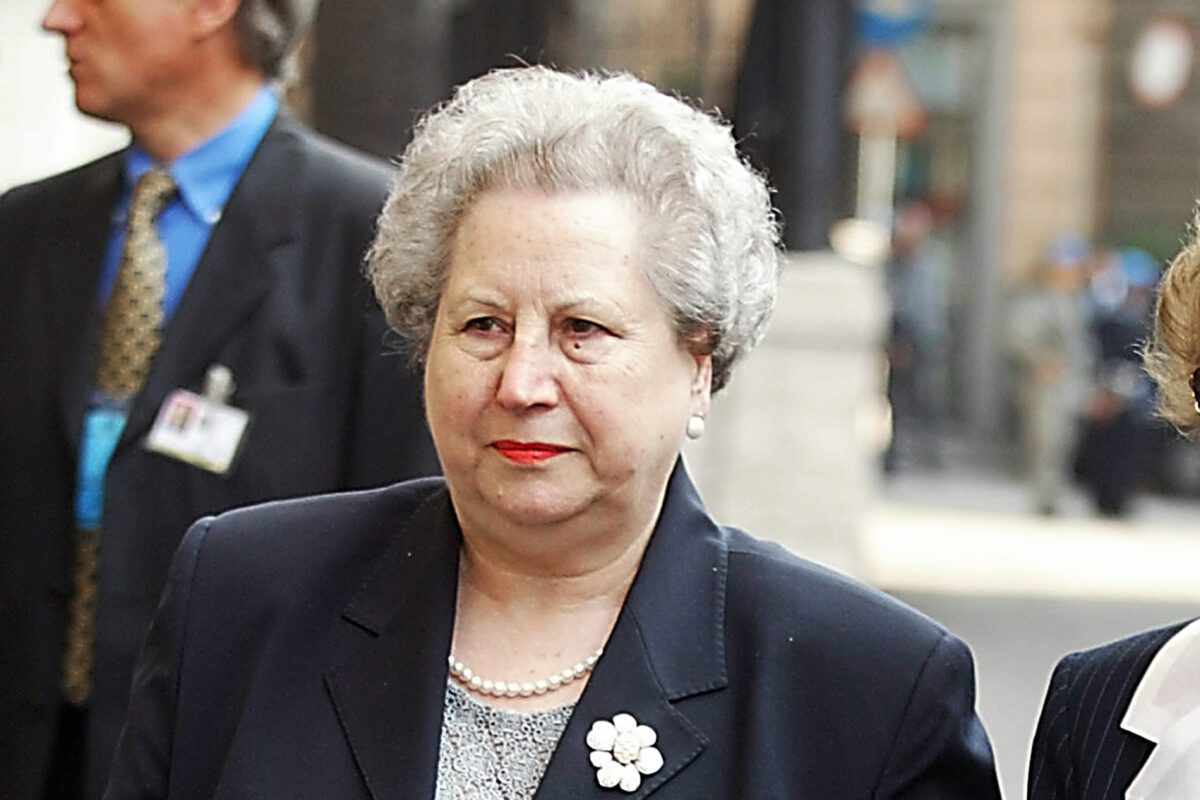 Anna Falcone, sister of Judge Giovanni, has died