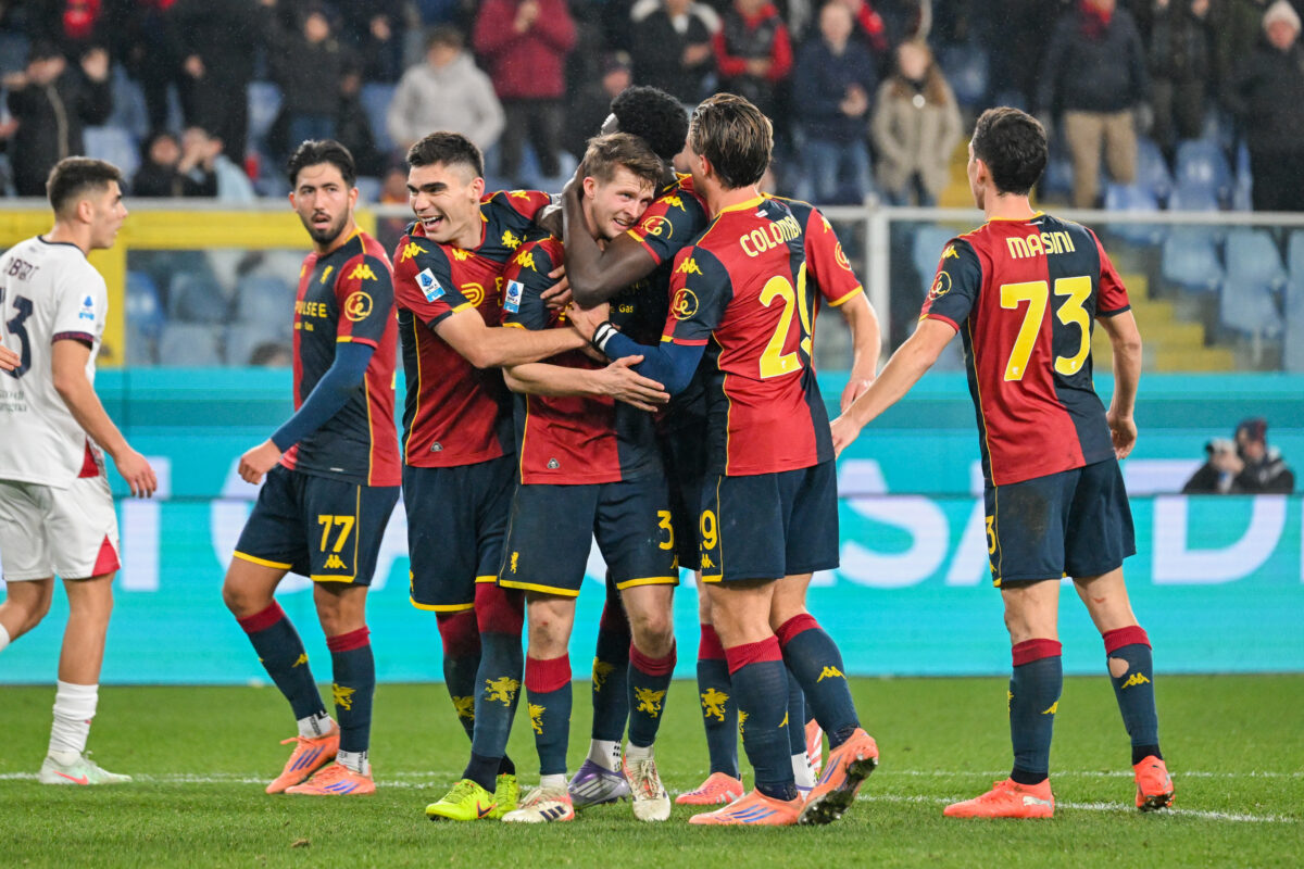 Serie A, Genoa–Cagliari 3–0: Ligurians draw level with the Sardinians