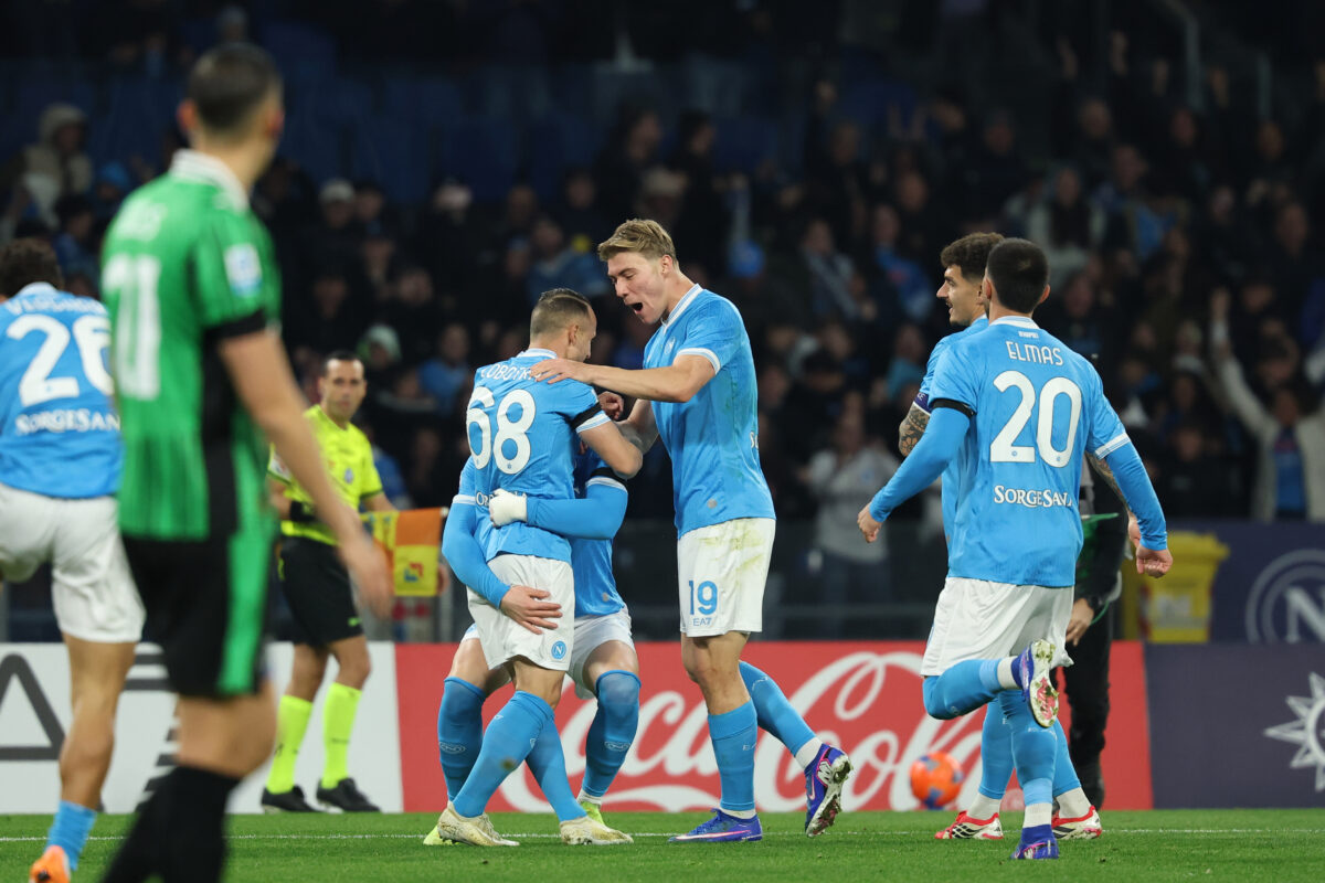 Serie A, Napoli–Sassuolo 1–0: Lobotka the match-winner