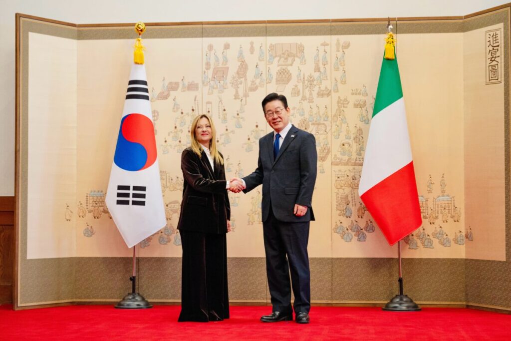 Italy-South Korea, Meloni-Lee: ‘Strengthening cooperation in multilateral forums for peace’