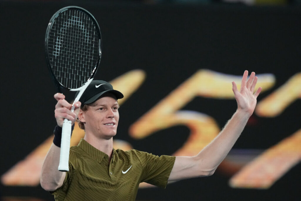 Australian Open: heat alert, Sinner on court during the night in Italy