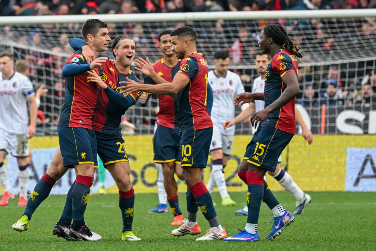 Serie A, Genoa-Bologna 3-2: Grifone wins comeback victory