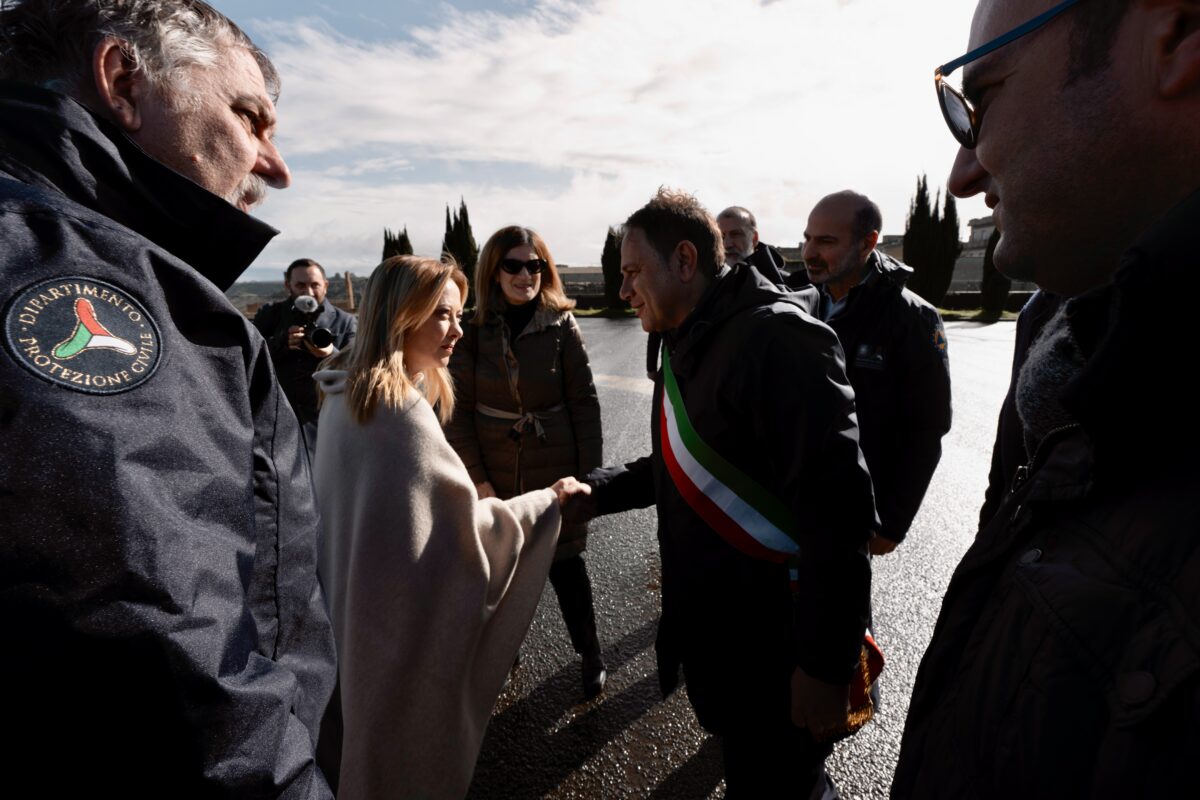 Niscemi, Meloni: “Complex situation, working on solutions for 1,500 displaced persons”