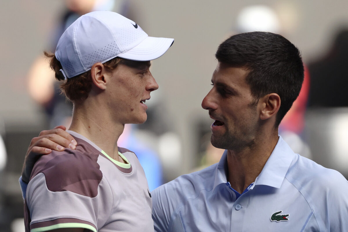 Australian Open, Sinner–Djokovic live free-to-air on Nove