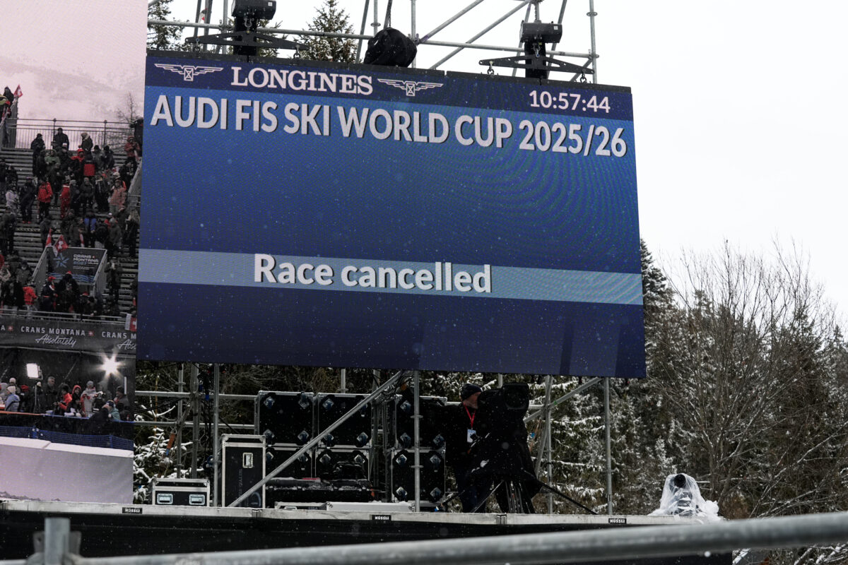 Skiing: women’s downhill course in Crans Montana cancelled due to excessive danger Skiing: women’s downhill course in Crans Montana cancelled due to excessive danger