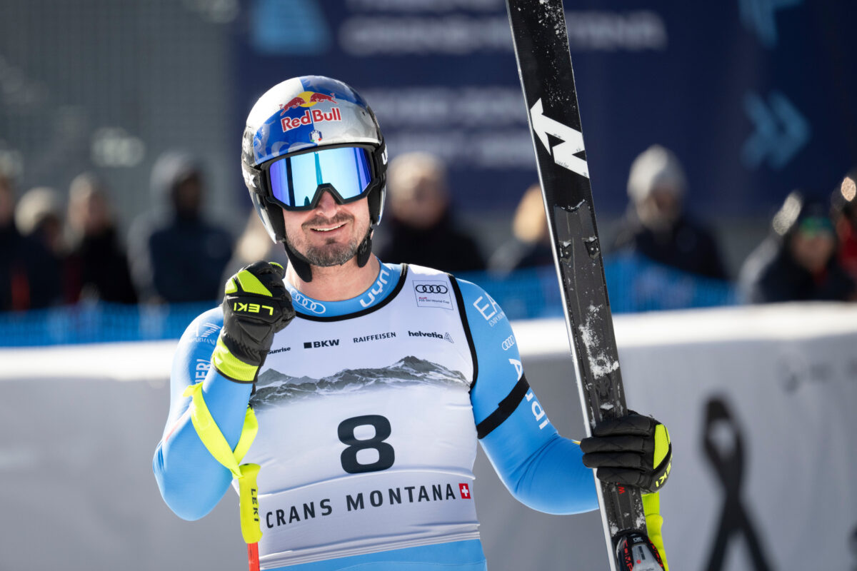 Skiing: World Cup, Paris second in Crans-Montana downhill, Von Allmen first Skiing: World Cup, Paris second in Crans-Montana downhill, Von Allmen first
