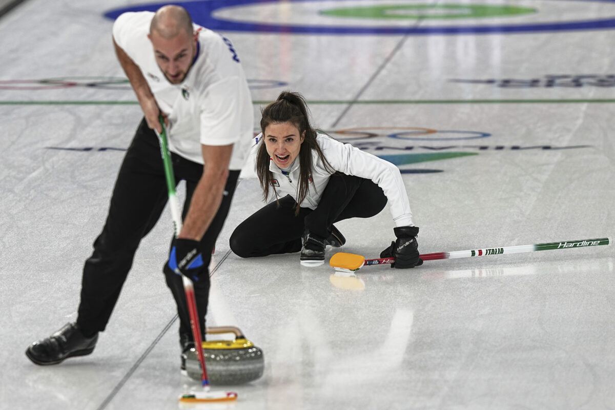 Milan-Cortina, mixed doubles curling: Constantini-Mosaner beat Switzerland 12-4