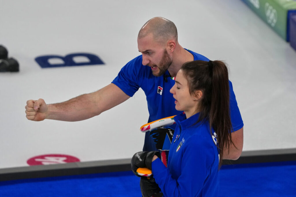 Milan Cortina: mixed doubles curling, Italy beats Estonia 7-4
