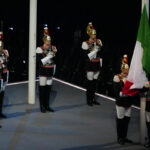 Milan Cortina: cheers for Mattarella in the stands during ceremony alongside IOC president