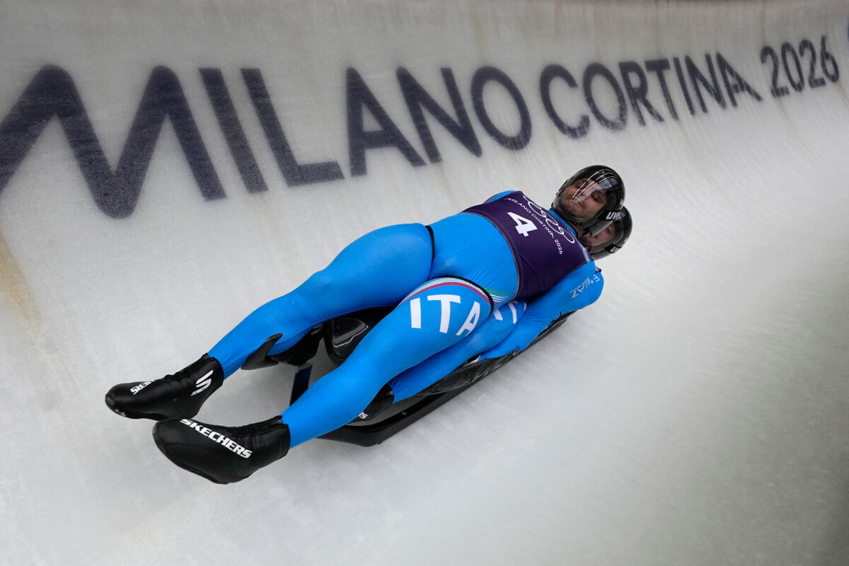 Milan Cortina, men’s doubles luge: Italy in the lead after the third run