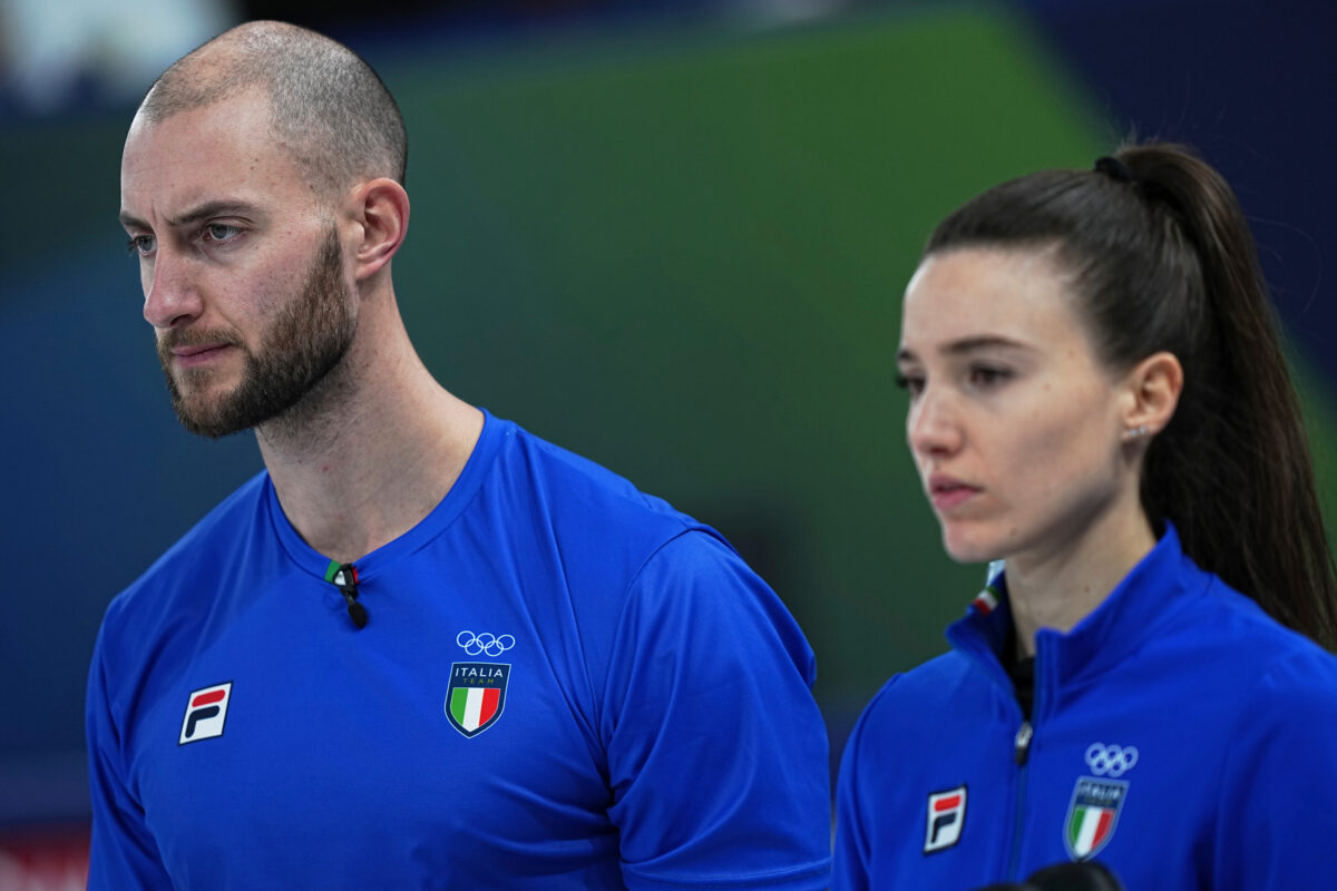 Milan Cortina, Italian mixed doubles curling team defeated by the USA, will play for bronze