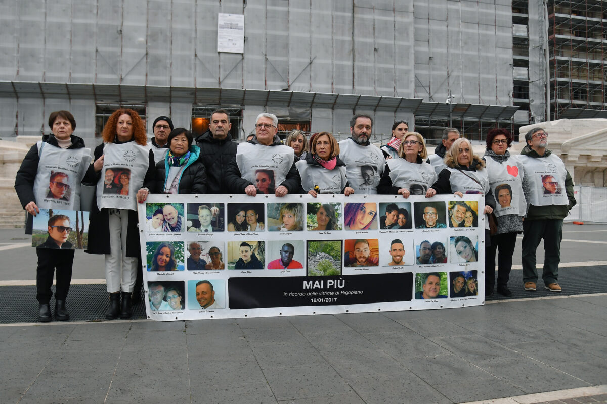 Rigopiano: in Perugia Appeal Court, 3 convictions and 5 acquittals