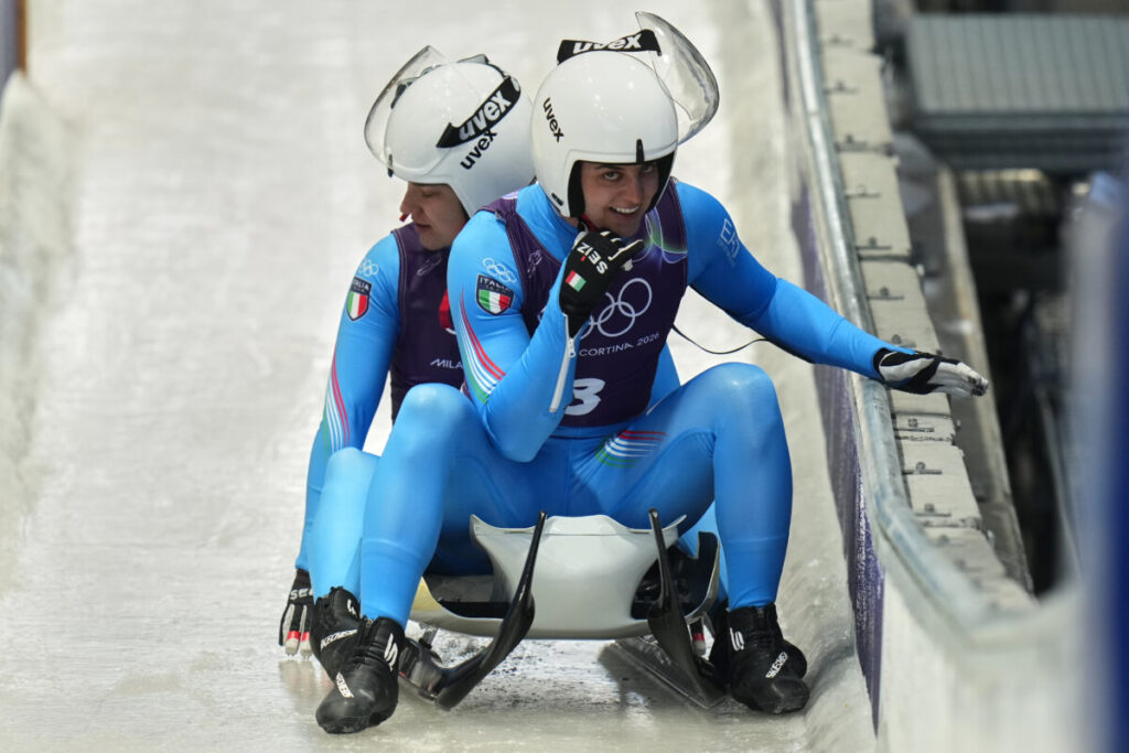 Milan-Cortina: Italian duo Votter-Oberhofer win gold in doubles luge