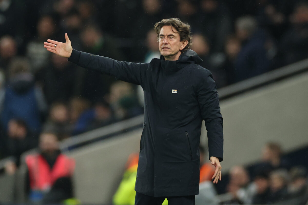 Tottenham, coach Thomas Frank dismissed