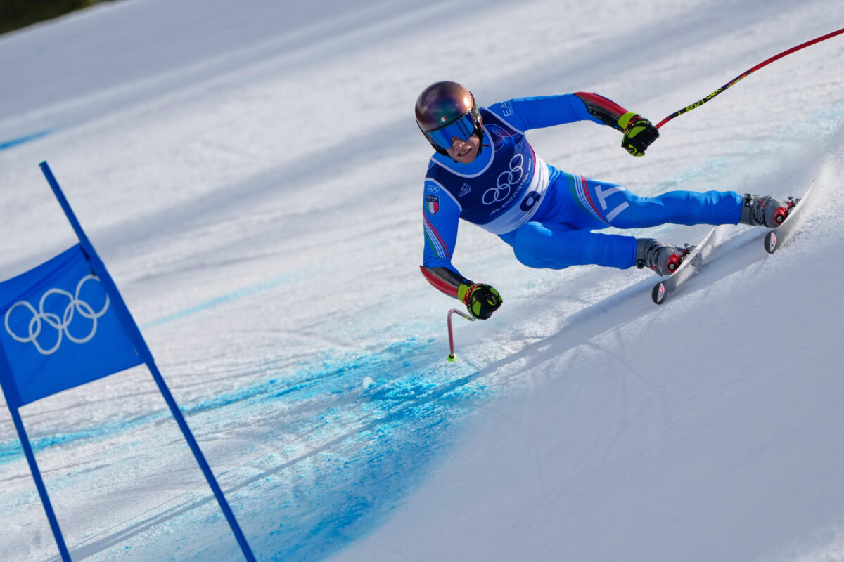 Milan-Cortina, Men’s Super-G: Paris loses his ski and falls, no podium for Franzoni