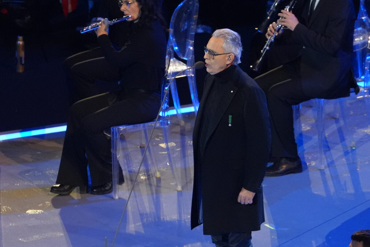 Sanremo Festival, Andrea Bocelli guest on final night Sanremo Festival, Andrea Bocelli guest on final night