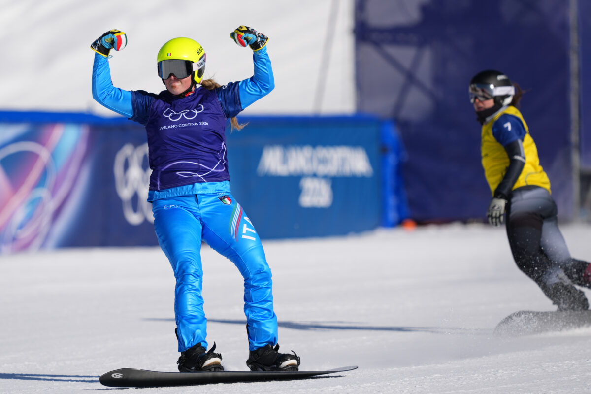 Milan-Cortina Olympics, Moioli-Sammariva win silver in mixed team SBX snowboarding