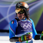 Milan-Cortina: Brignone leads first giant slalom run after the first 40, Goggia third