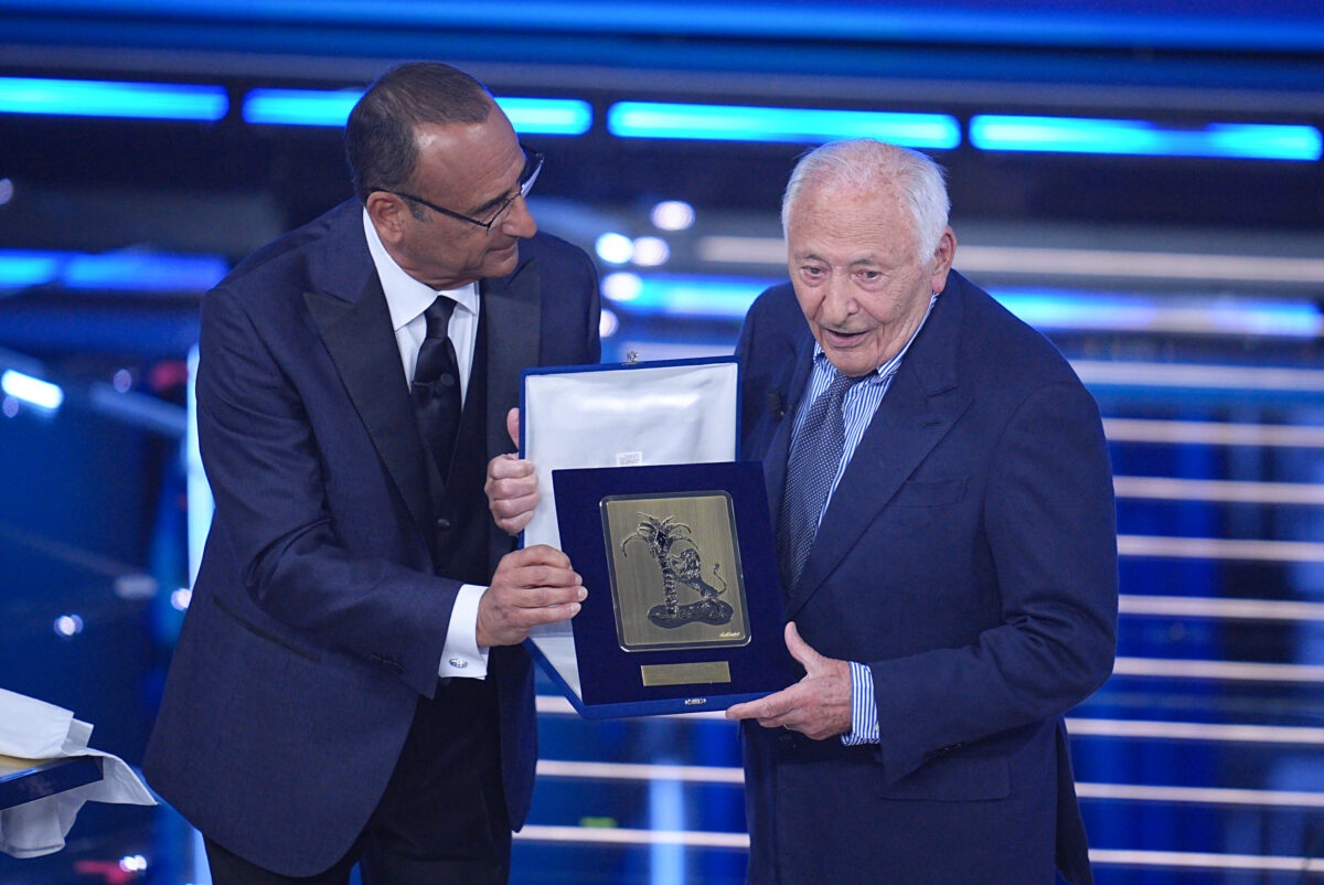 Sanremo, Mogol: ‘The journey in the fire brigade helicopter? It went very well.’ Sanremo, Mogol: ‘The journey in the fire brigade helicopter? It went very well.’