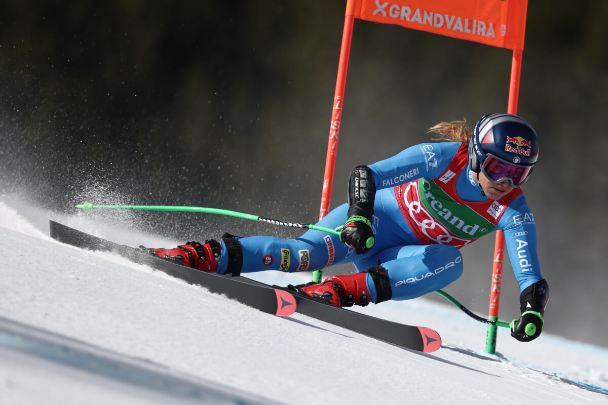 Skiing: Goggia triumphs in the second Super-G in Soldeu, Brignone 8th