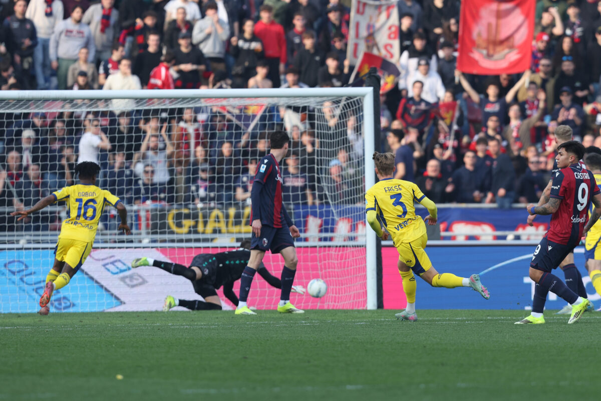 Football: Serie A, Bologna-Verona 1-2
