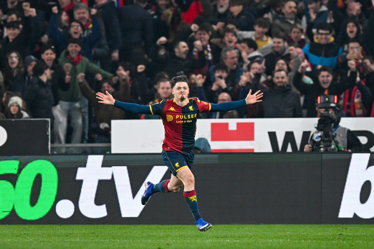 Football: Serie A, Genoa-Roma 2-1