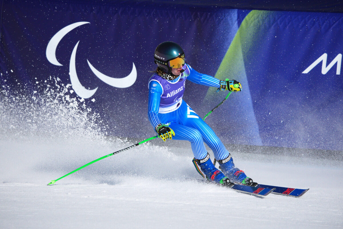 Milan-Cortina Paralympics, Chiara Mazzel wins gold in the Super-G for visually impaired athletes