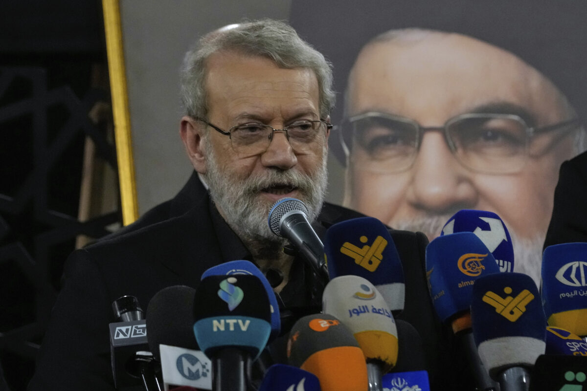 Iran, Larijani: ‘Attack on Tehran square a sign of US desperation’