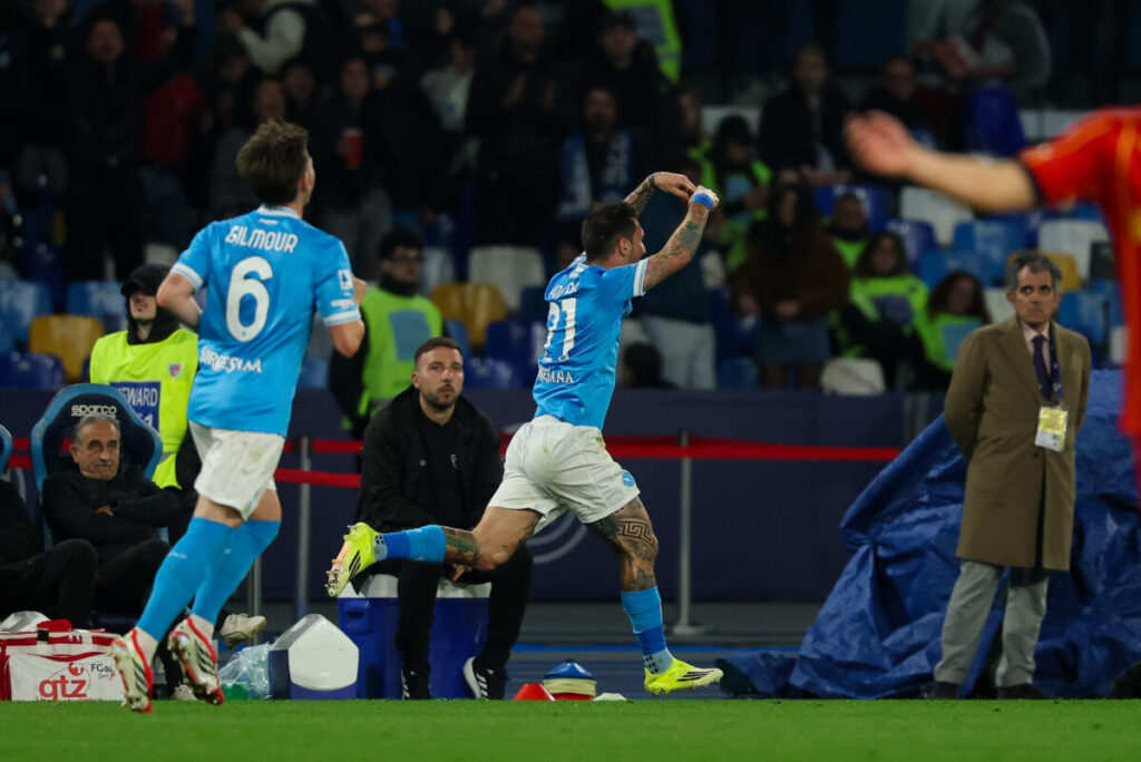 Hojlund and Politano turn the game around against Lecce as Napoli win 2-1