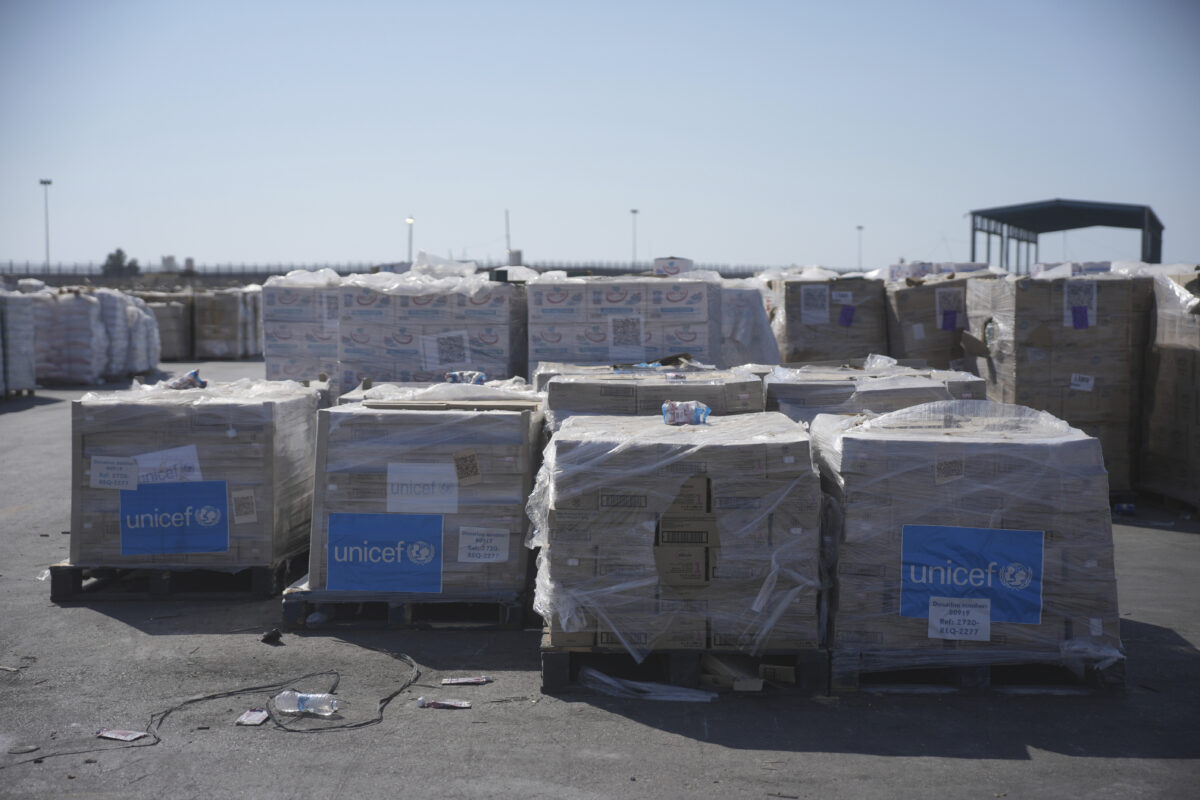 Israel suspends access for UNICEF aid from Egypt to Gaza