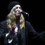 Patti Smith at the Circo Massimo in Rome on 27 July to mark her 80th birthday