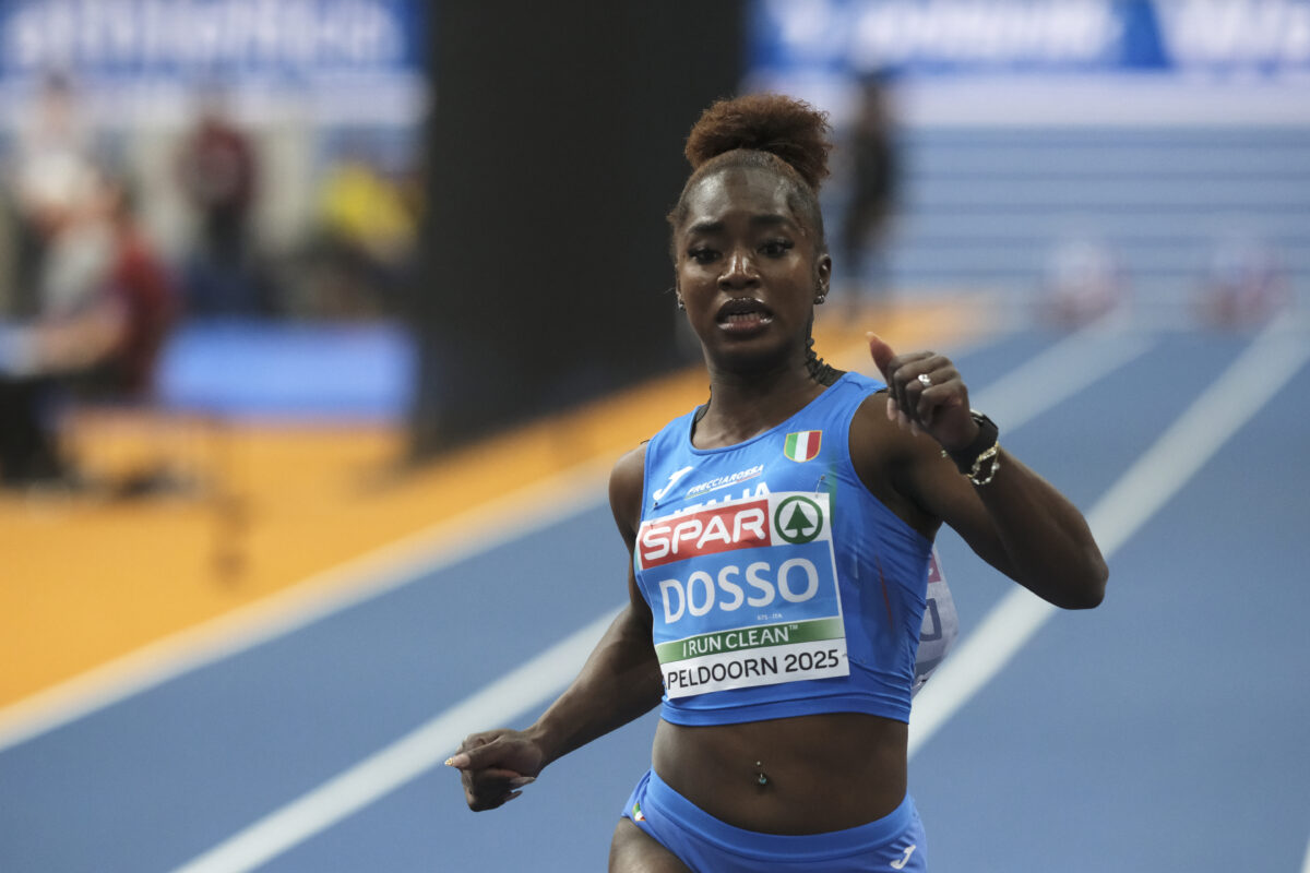 Athletics, World Indoor Championships: Zaynab Dosso wins gold in the 60 metres Athletics, World Indoor Championships: Zaynab Dosso wins gold in the 60 metres